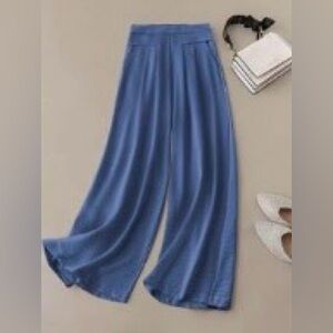 Women's Wide Leg Cropped Pants